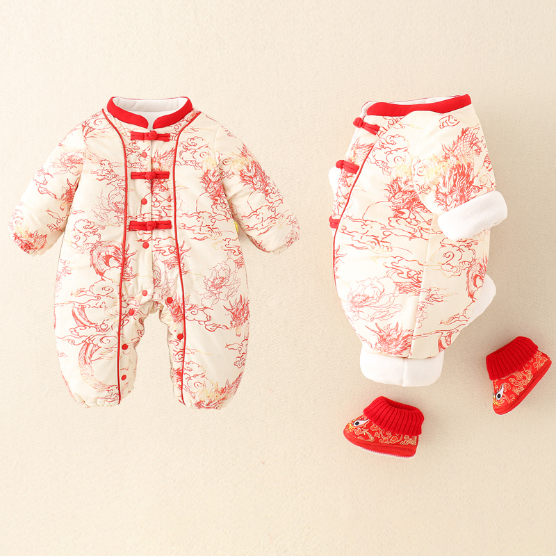 Baby Clothing Drawing - 0-2 Years NewBorn Baby Thicken Winter
