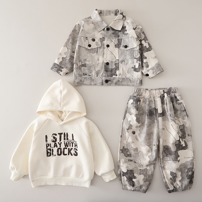 New Autumn Baby Clothes Suit C - Baby Clothing Drawing review and price