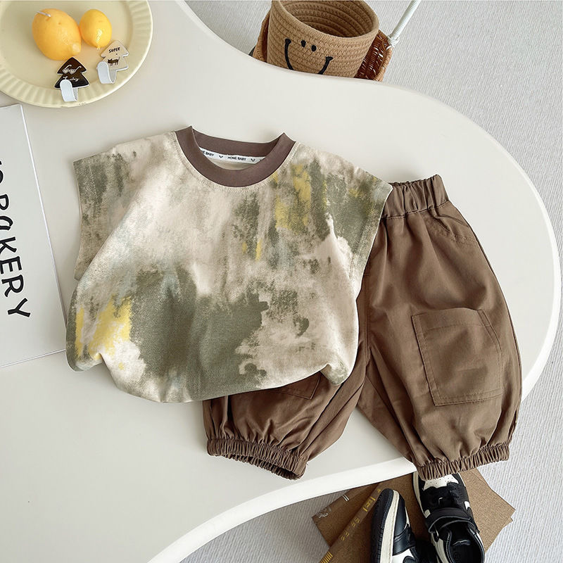 Korean Summer Toddler Baby Boy - Baby Clothing Drawing review and price