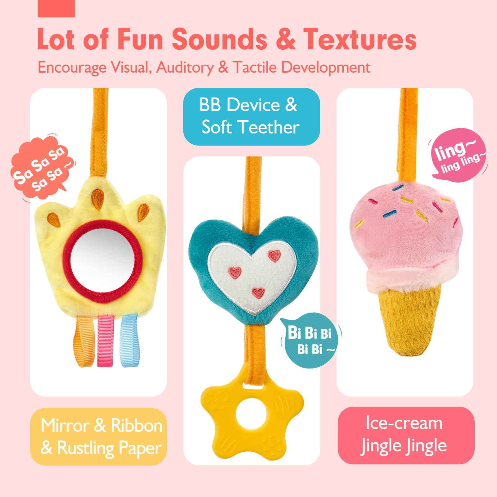 Car Seat Toys for Babies Rattl - Baby Clothing Gift Set review and price